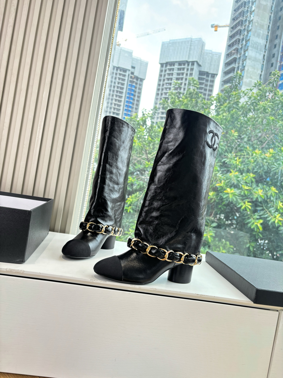 CHANEL 샤넬 가을/겨울 신상 부츠 (바이크/라이더 스타일) 신발