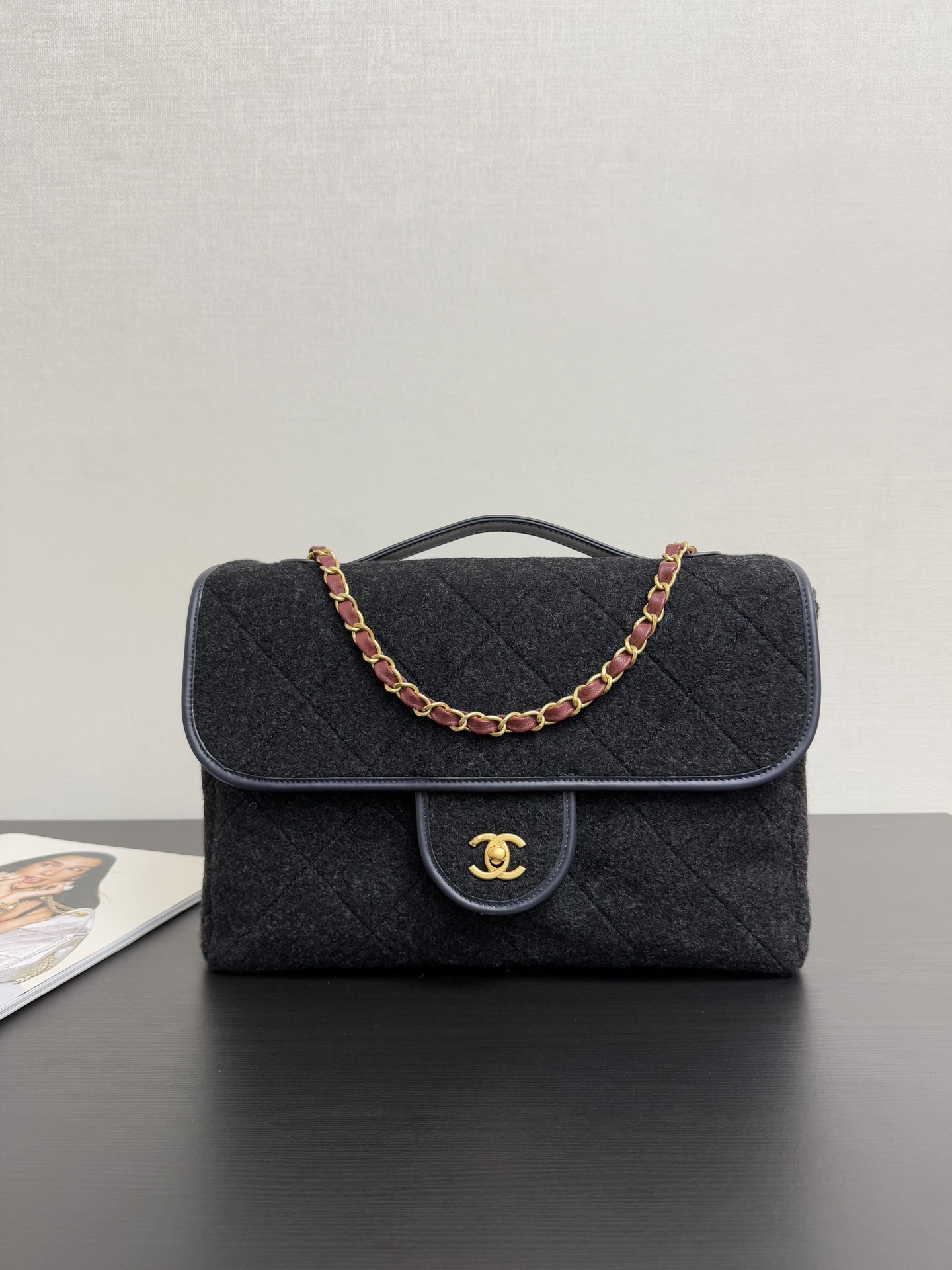 Chanel 25K Tweed Felt Bag 샤넬 숄더백 가방