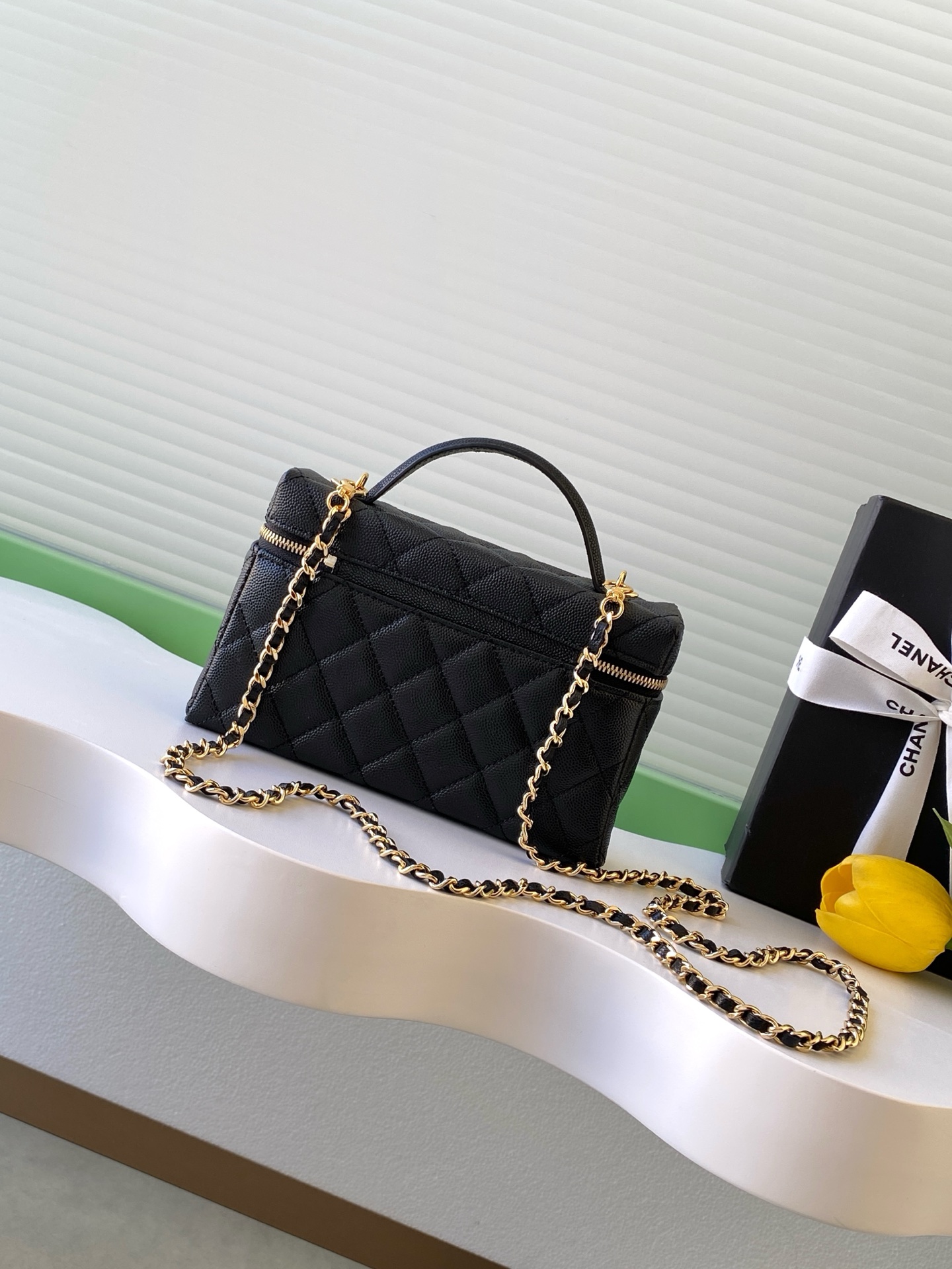 Chanel 26CLP Lunchbox Bag 클래식 블랙 샤넬 숄더백 가방