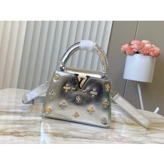 LV Capucines Star Shapes Bag mini 실버 풀문스타 루이비통 핸드백 가방