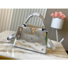 LV Capucines Star Shapes Bag – 실버 풀문스타 루이비통 핸드백 가방