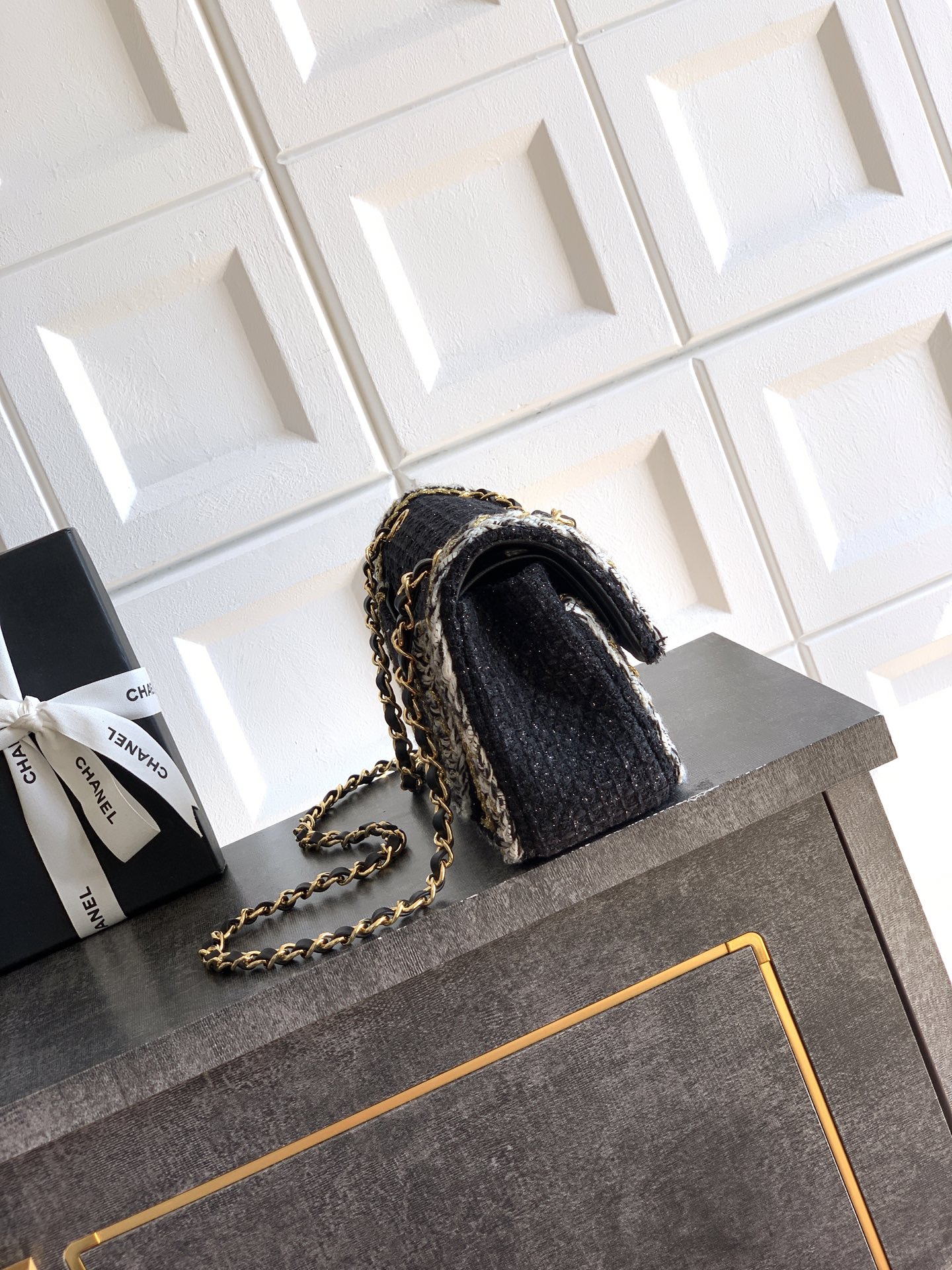 Chanel 25k 샤넬 더블 플랩 트위드 숄더백 핸들백 가방