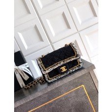 Chanel 25k 샤넬 더블 플랩 트위드 숄더백 핸들백 가방