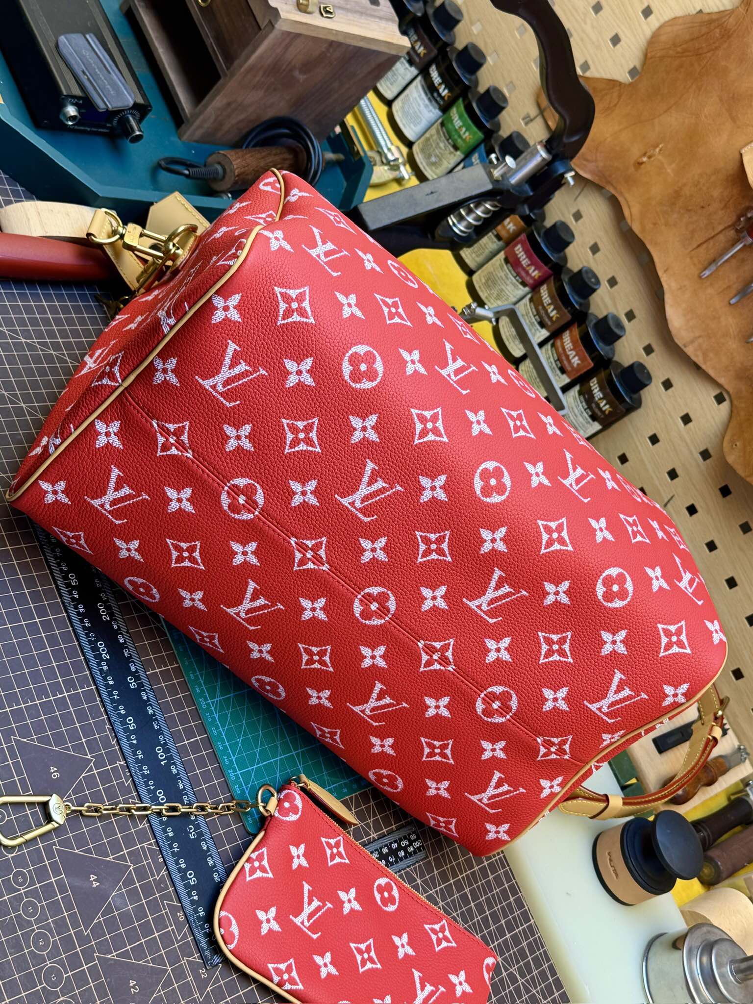 Louis Vuitton Speedy P9 Bandoulière 40 Monogram Leather LV 루이비통 가방