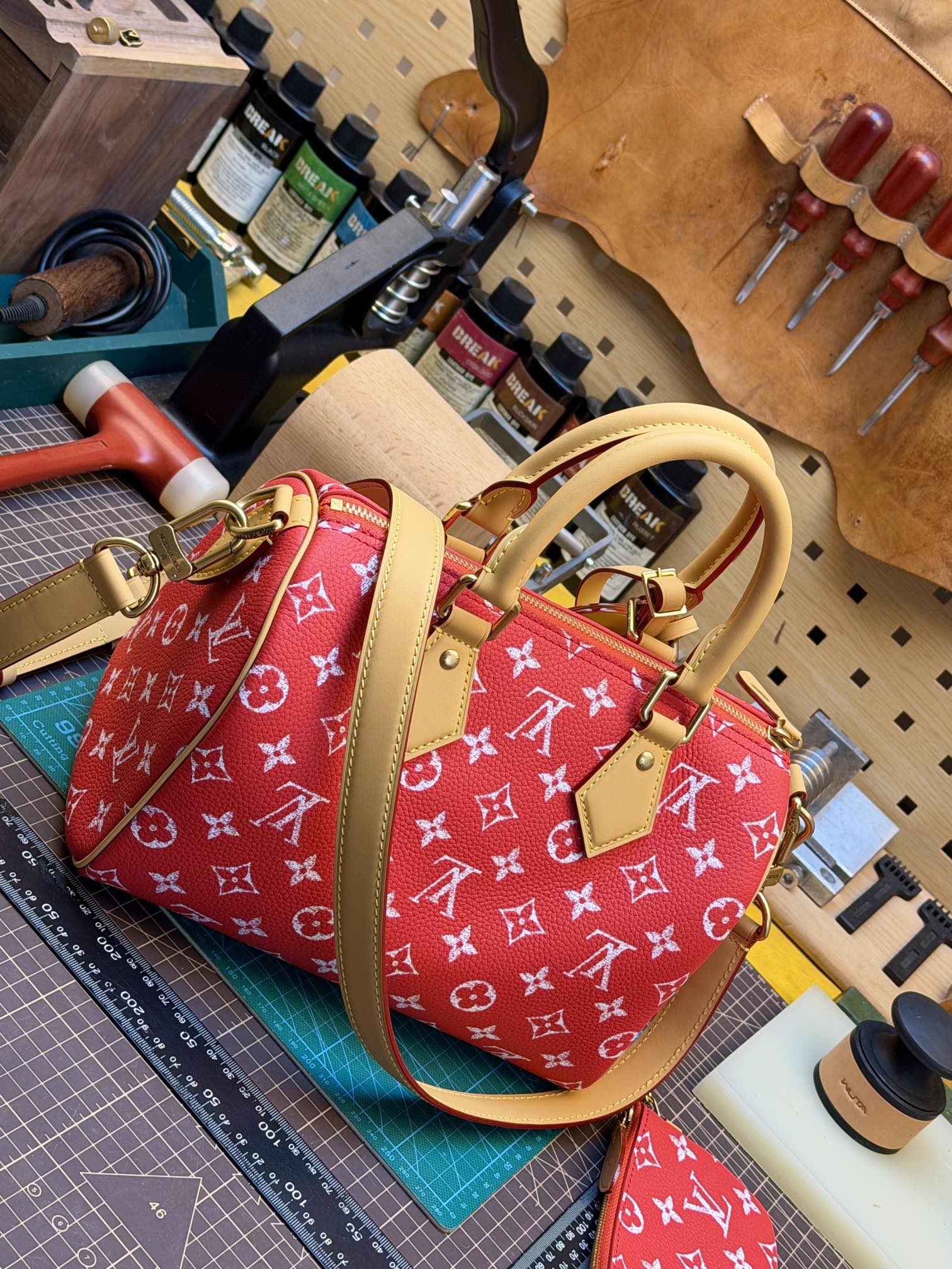 Louis Vuitton Speedy P9 Bandoulière 25 Monogram Leather LV 루이비통 가방