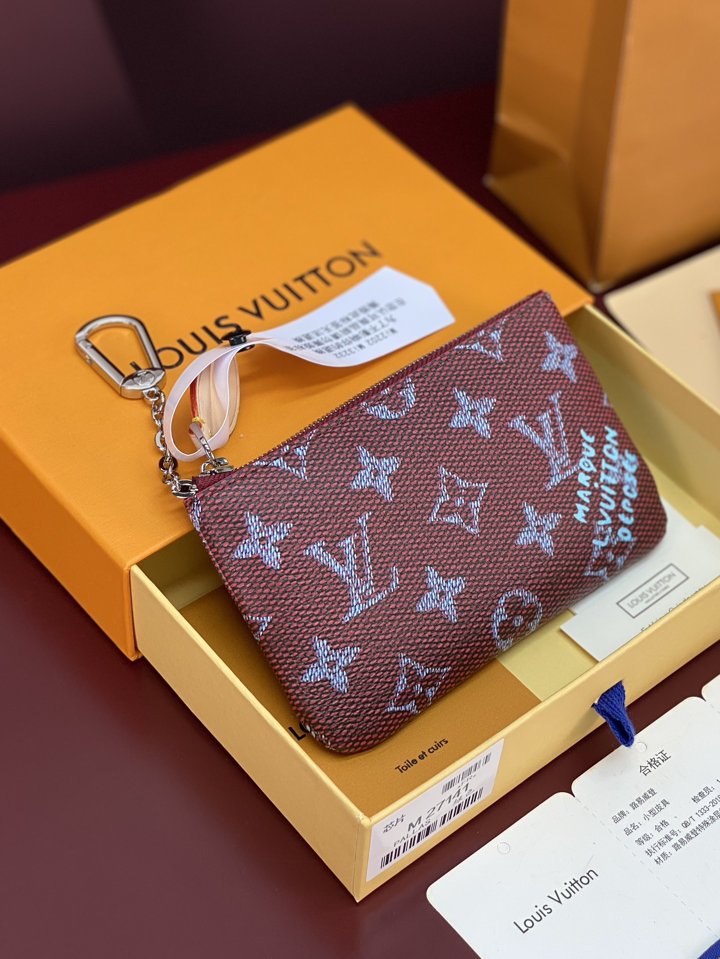 LV 스몰 키 & 코인 파우치 M27141 루이비통 지갑
