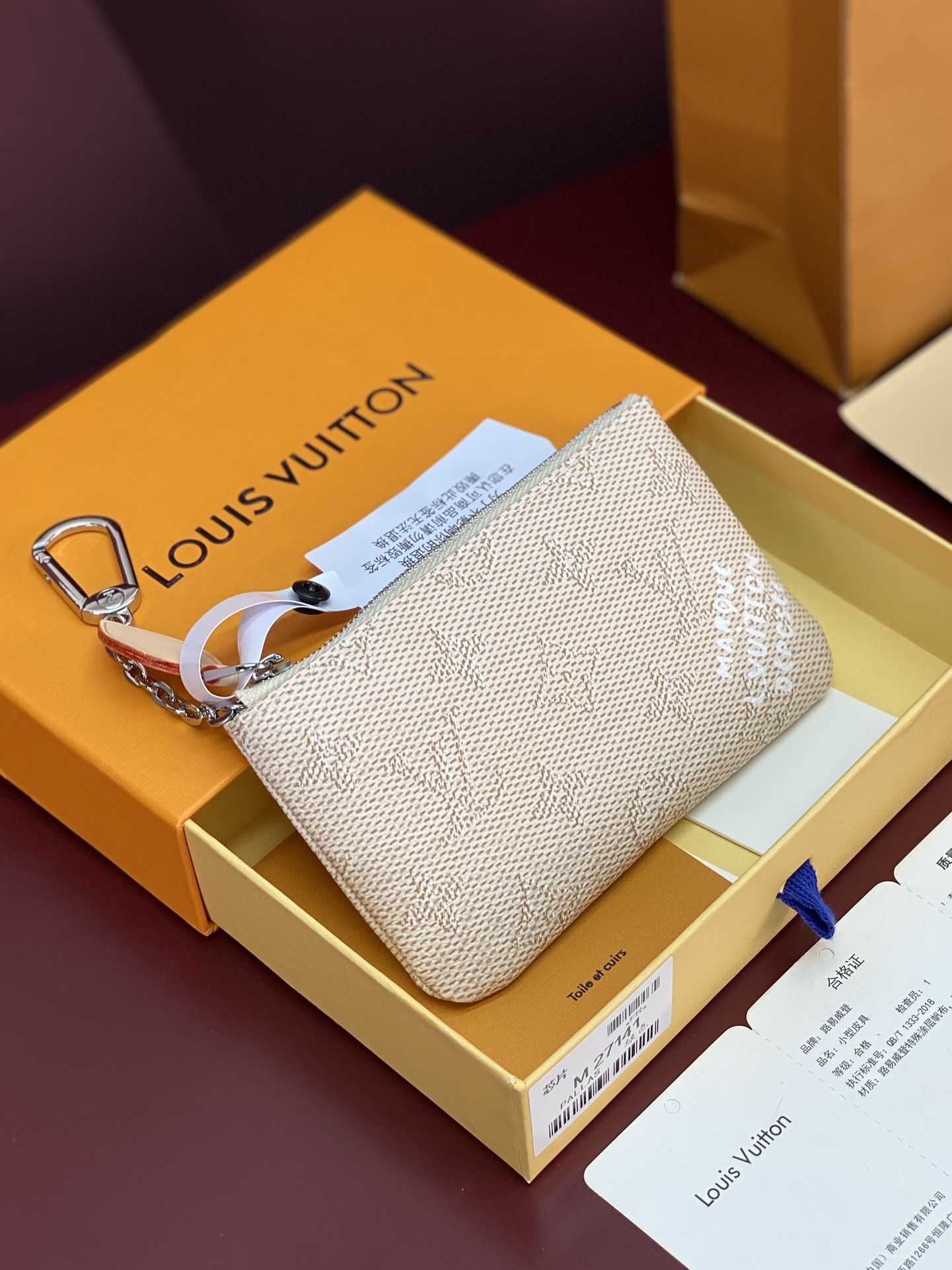 LV 스몰 키 & 코인 파우치 M27141 루이비통 지갑