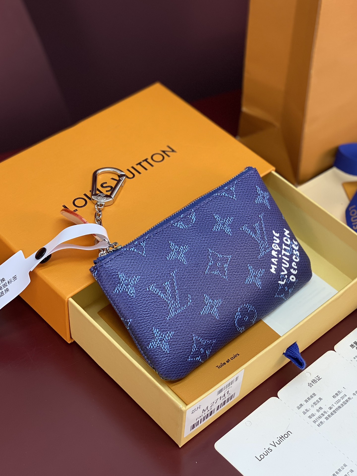 LV 스몰 키 & 코인 파우치 M27141 루이비통 지갑