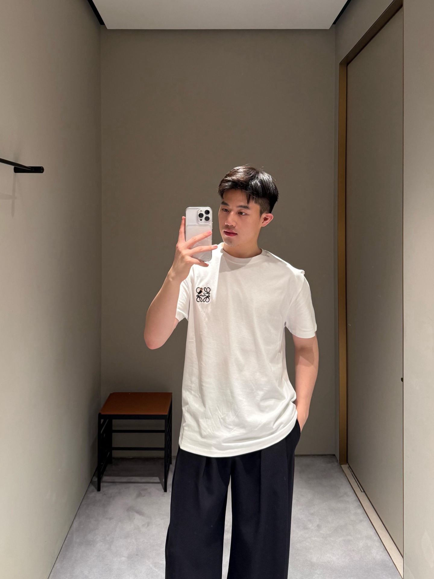 Loewe 로에베 몽키 / 버드 자수 반팔 티셔츠 의류