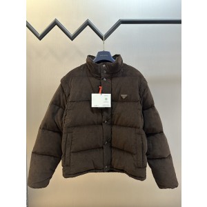 PRADA 프라다 삼각 로고 기능성 다운 패딩 점퍼 재킷 의류