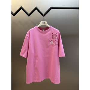 Loewe 로에베 럭키 캣 자수 루즈핏 반팔 티셔츠 의류