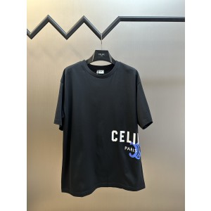 Celine 셀린느 컬러 트리옹프 프린트 반팔 티셔츠 의류