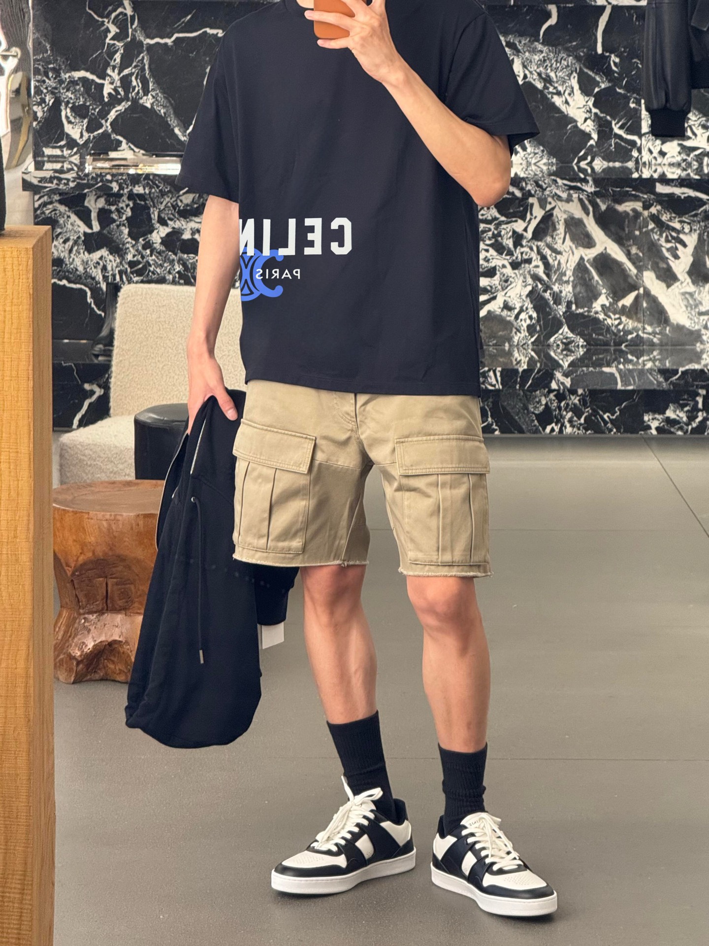 Celine 셀린느 컬러 트리옹프 프린트 반팔 티셔츠 의류