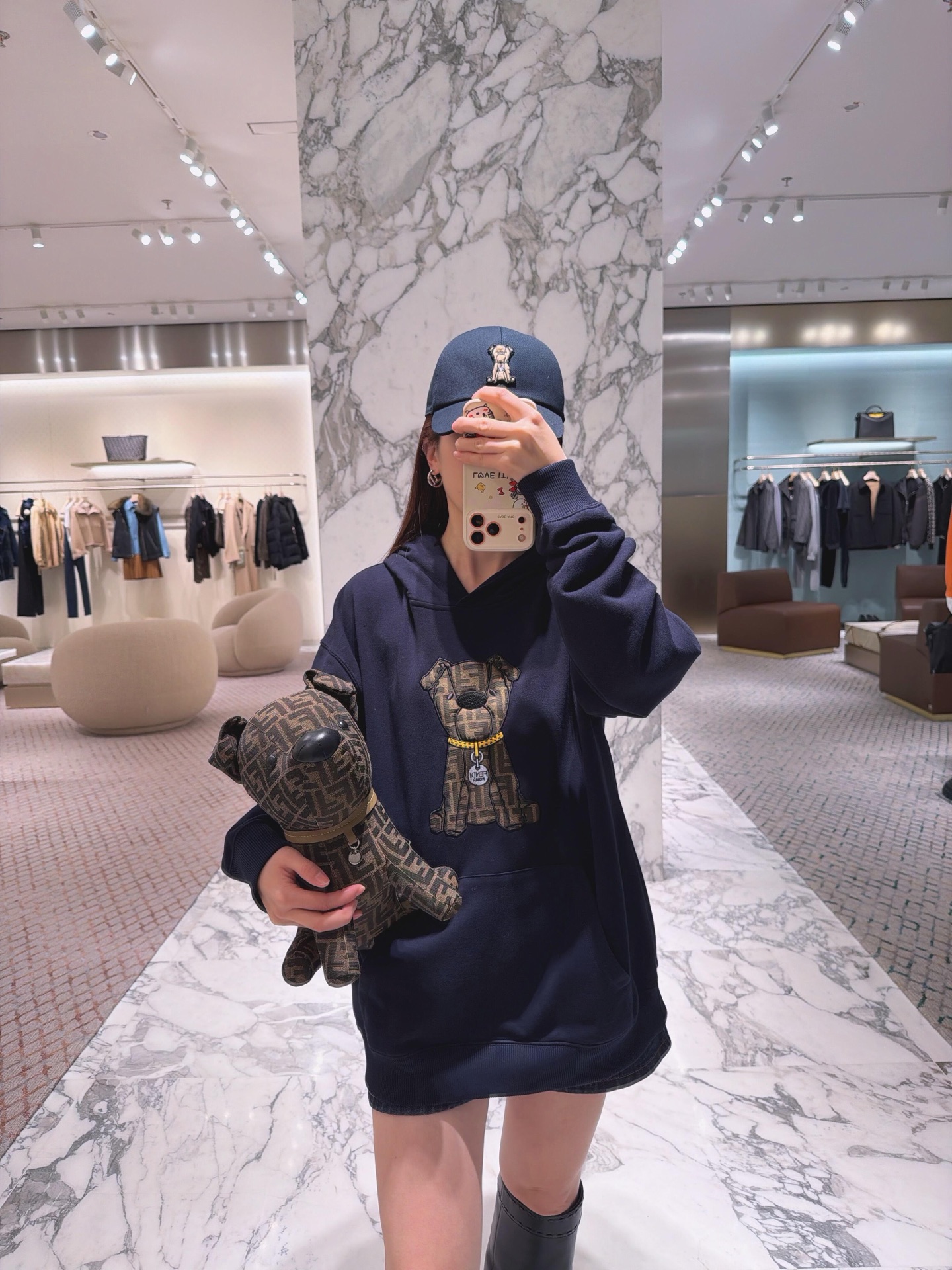 Fendi 펜디 베어 자수 스웨트셔츠 후드티 의류