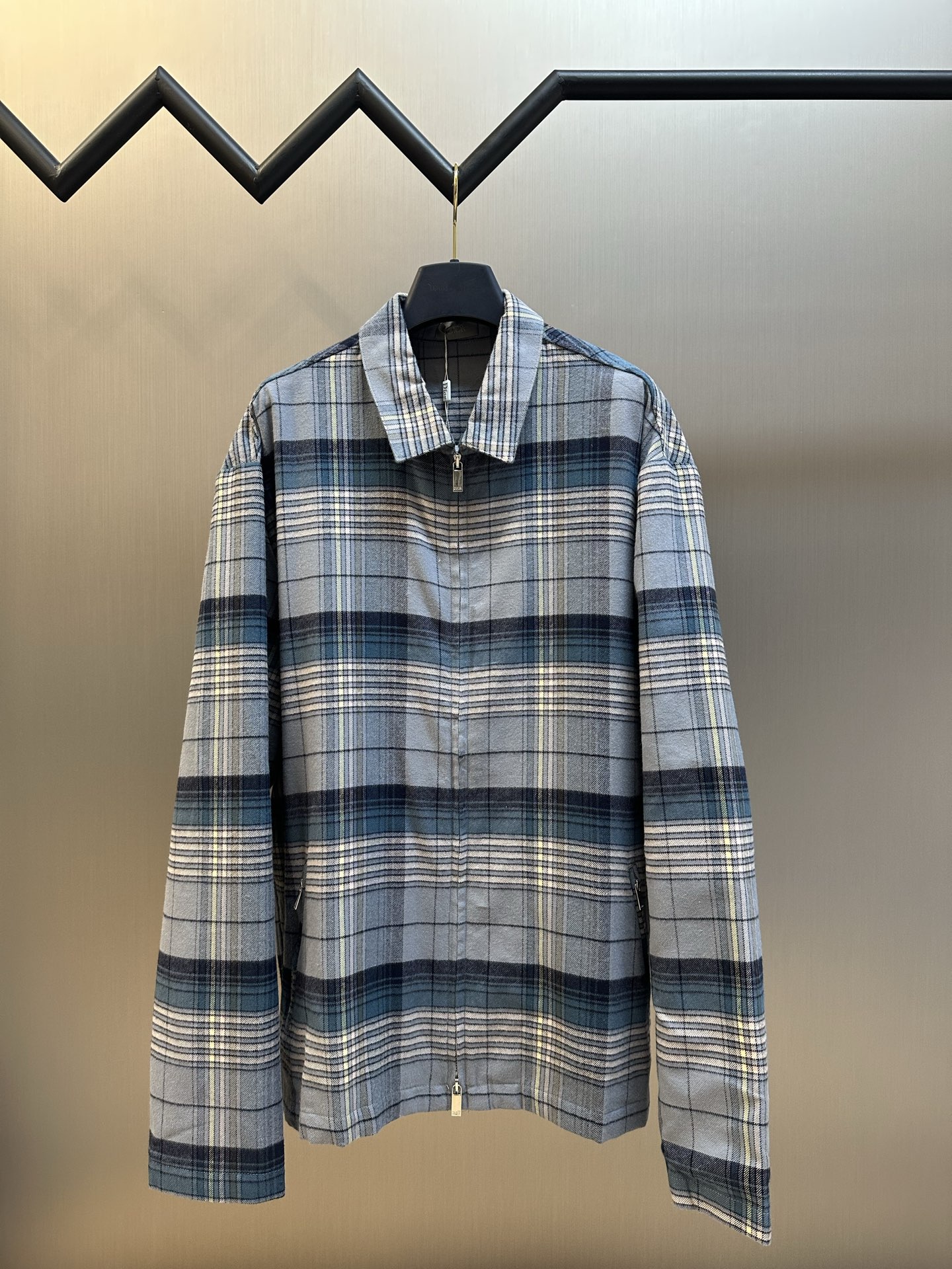 Dior CD 디올 체크 자카드 집업 셔츠 의류