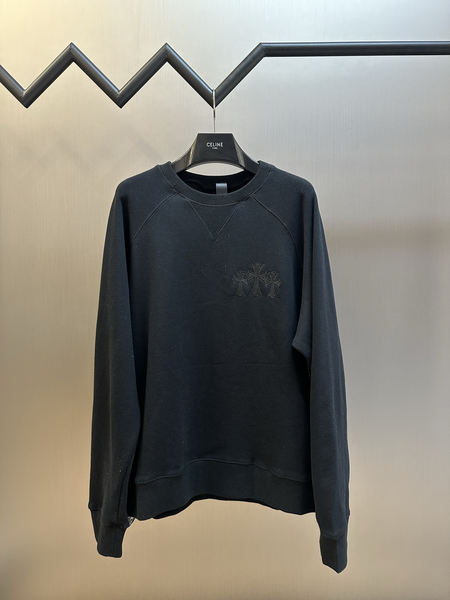 Chrome Hearts CH 크롬하츠 로고 크루넥 스웨트셔츠 맨투맨 티셔츠 의류