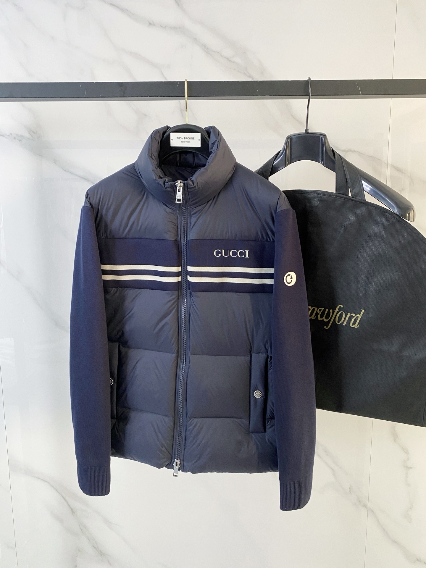 Gucci 구찌 남성 다운 니트 다운 패딩 점퍼 자켓 재킷 의류