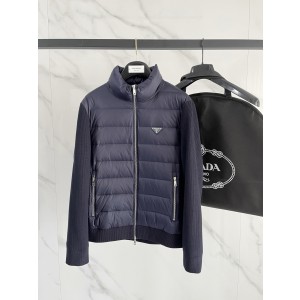Prada 프라다 니트·다운 믹스 자켓 패딩 점퍼 재킷 의류