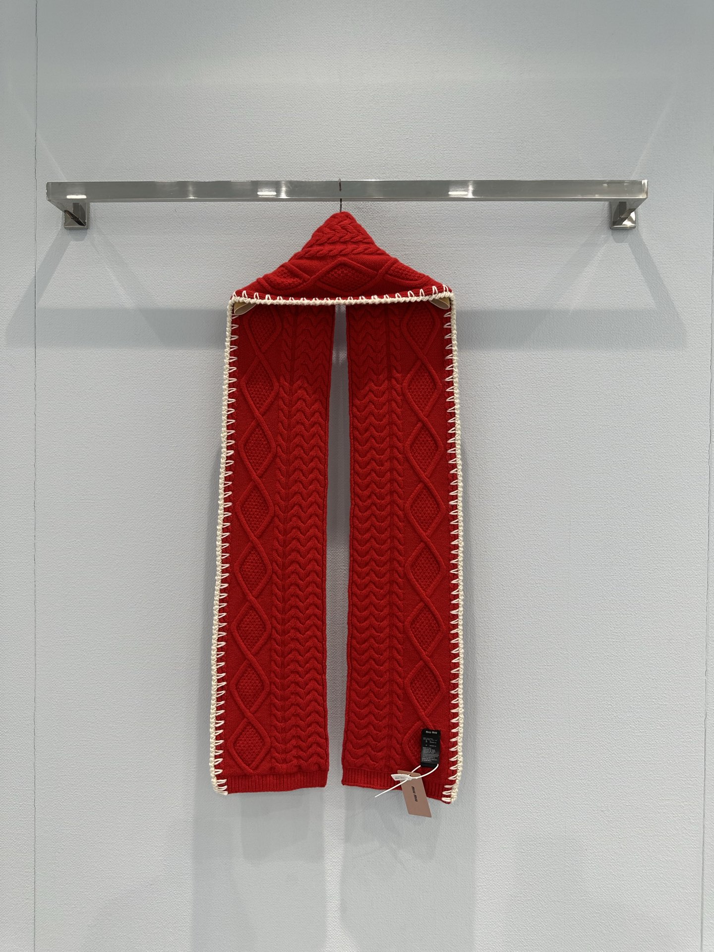 miumiu 미우미우 니트 스카프 머플러 목도리