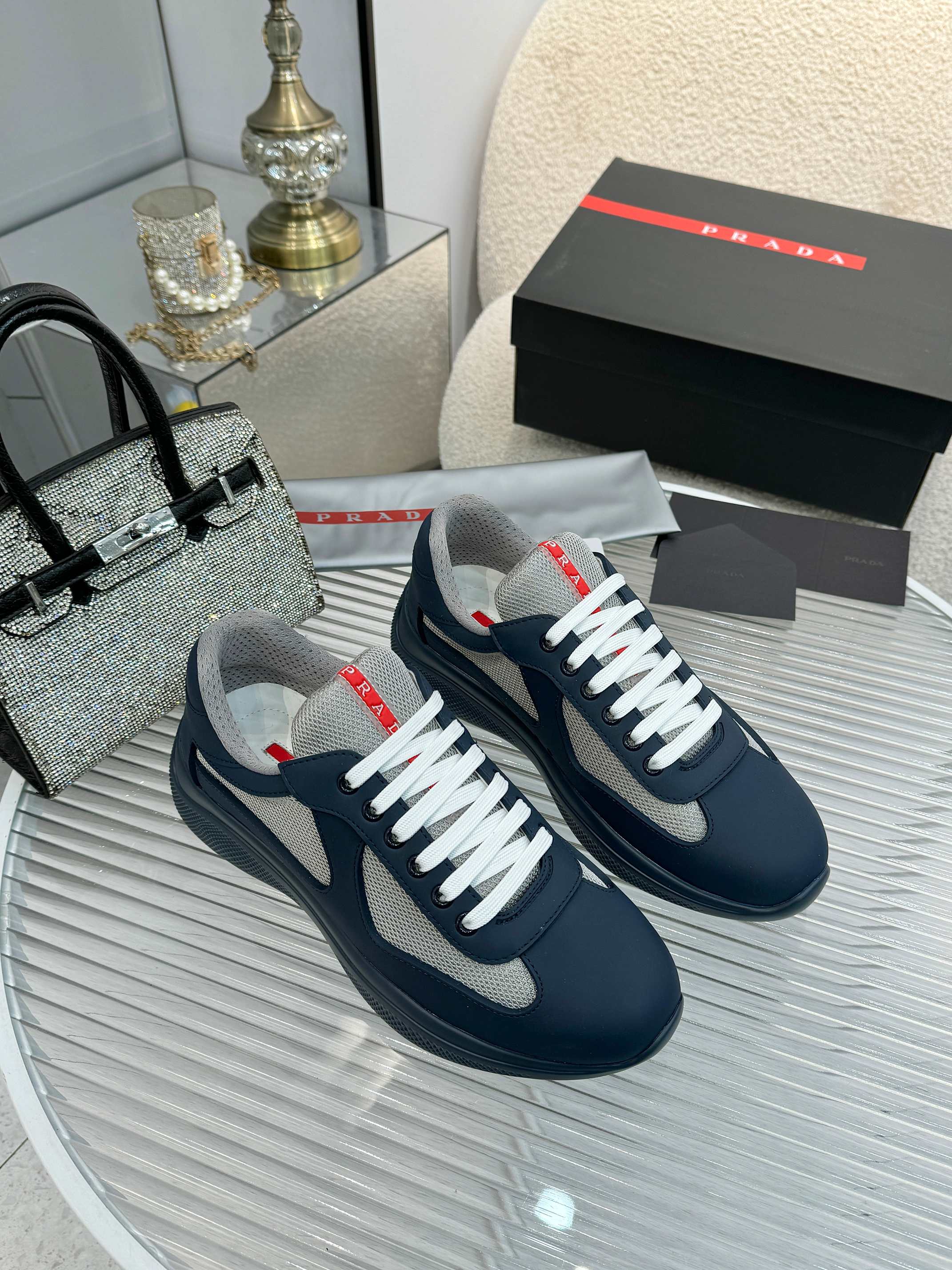 PRADA 프라다 남성 스니커즈 슈즈 신발