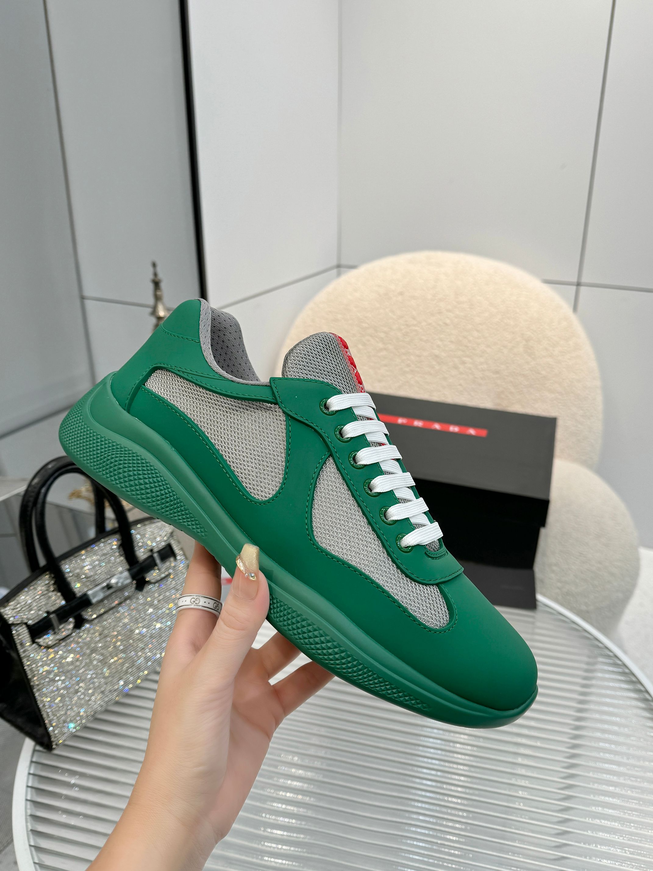 PRADA 프라다 남성 스니커즈 슈즈 신발