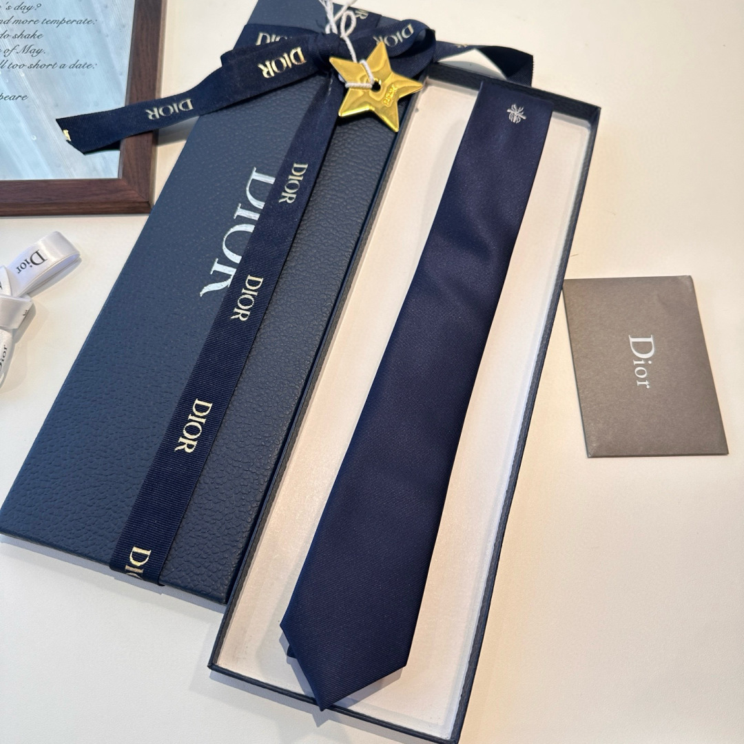 Dior CD 디올 남성 로고 넥타이