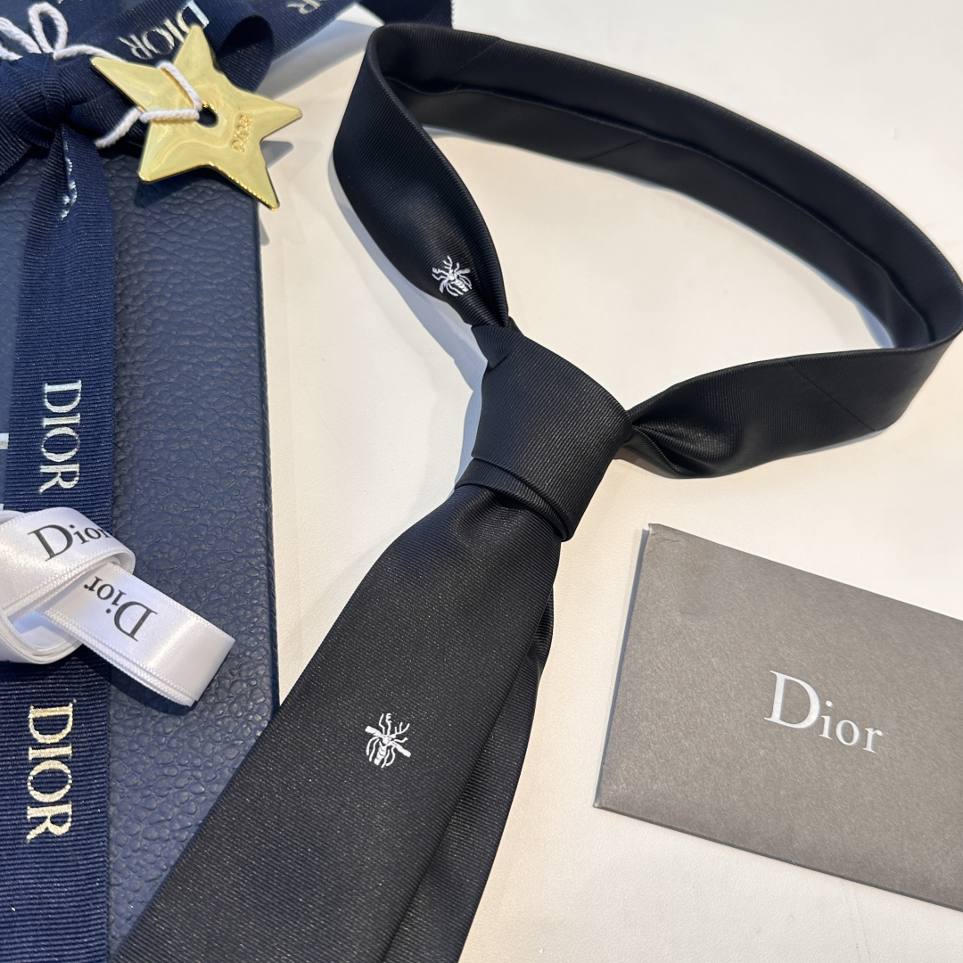 Dior CD 디올 남성 로고 넥타이
