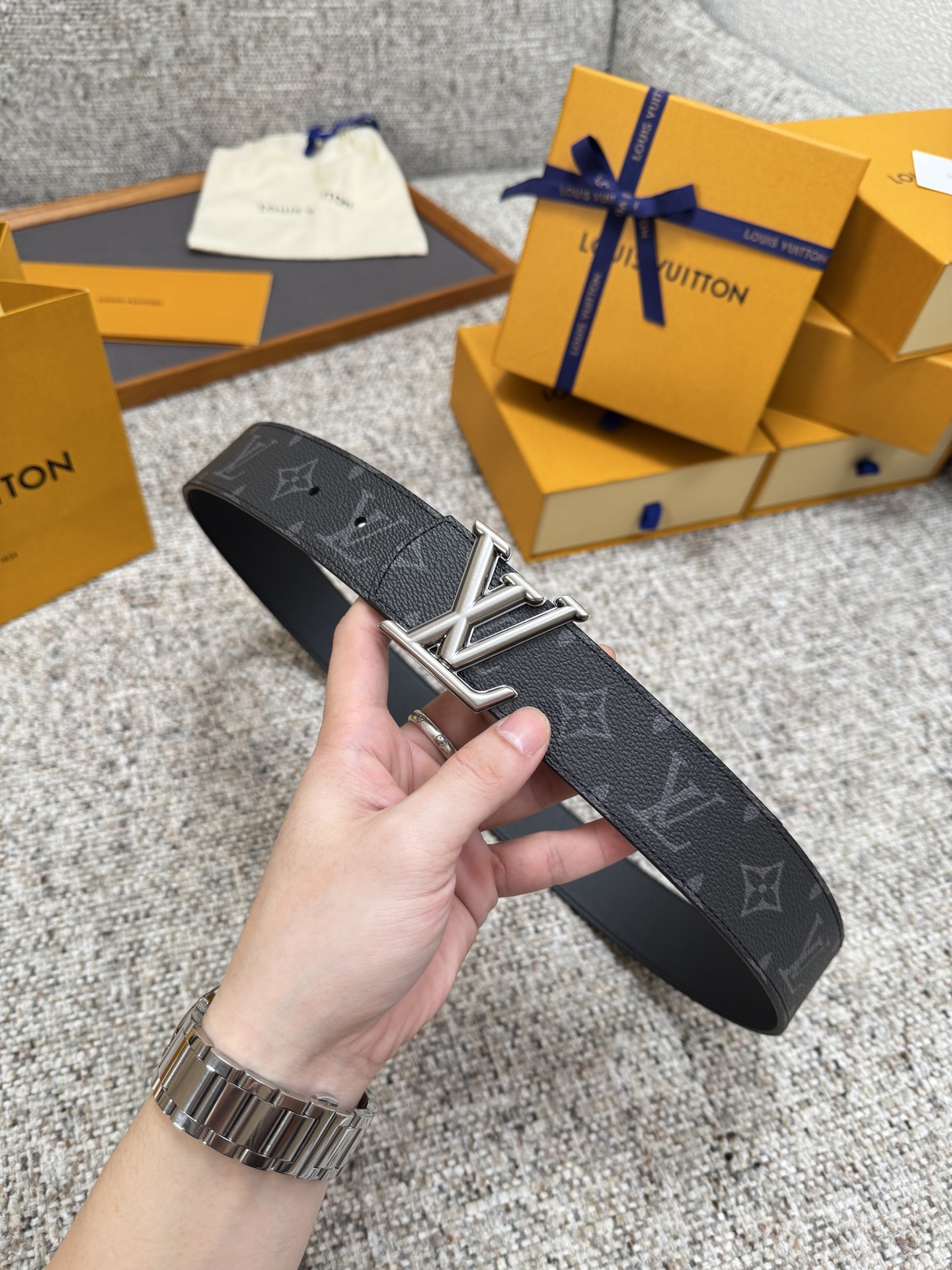 LV Dimension 루이비통 양면 벨트