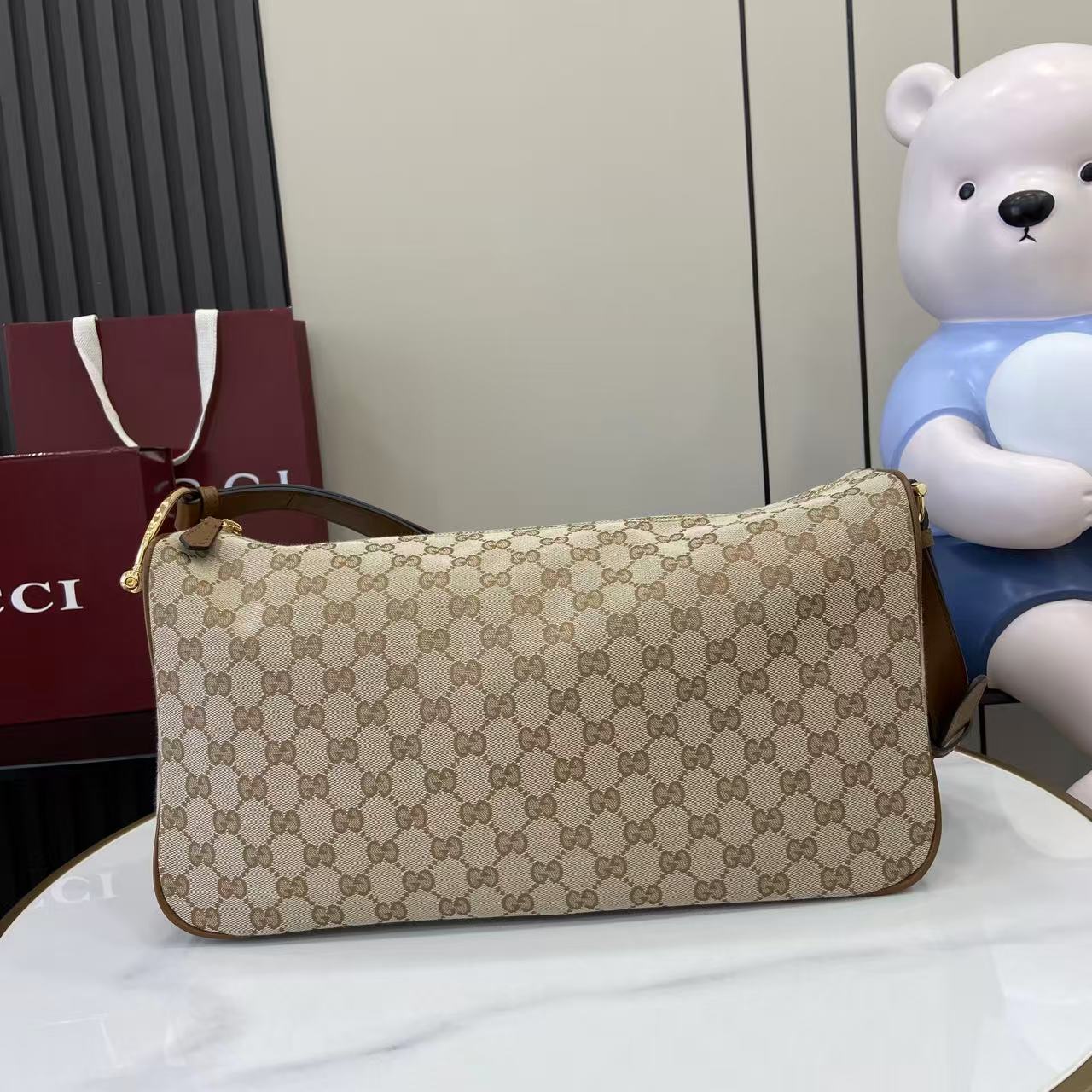 GUCCI 구찌 Half Horsebit 숄더백 가방 라지