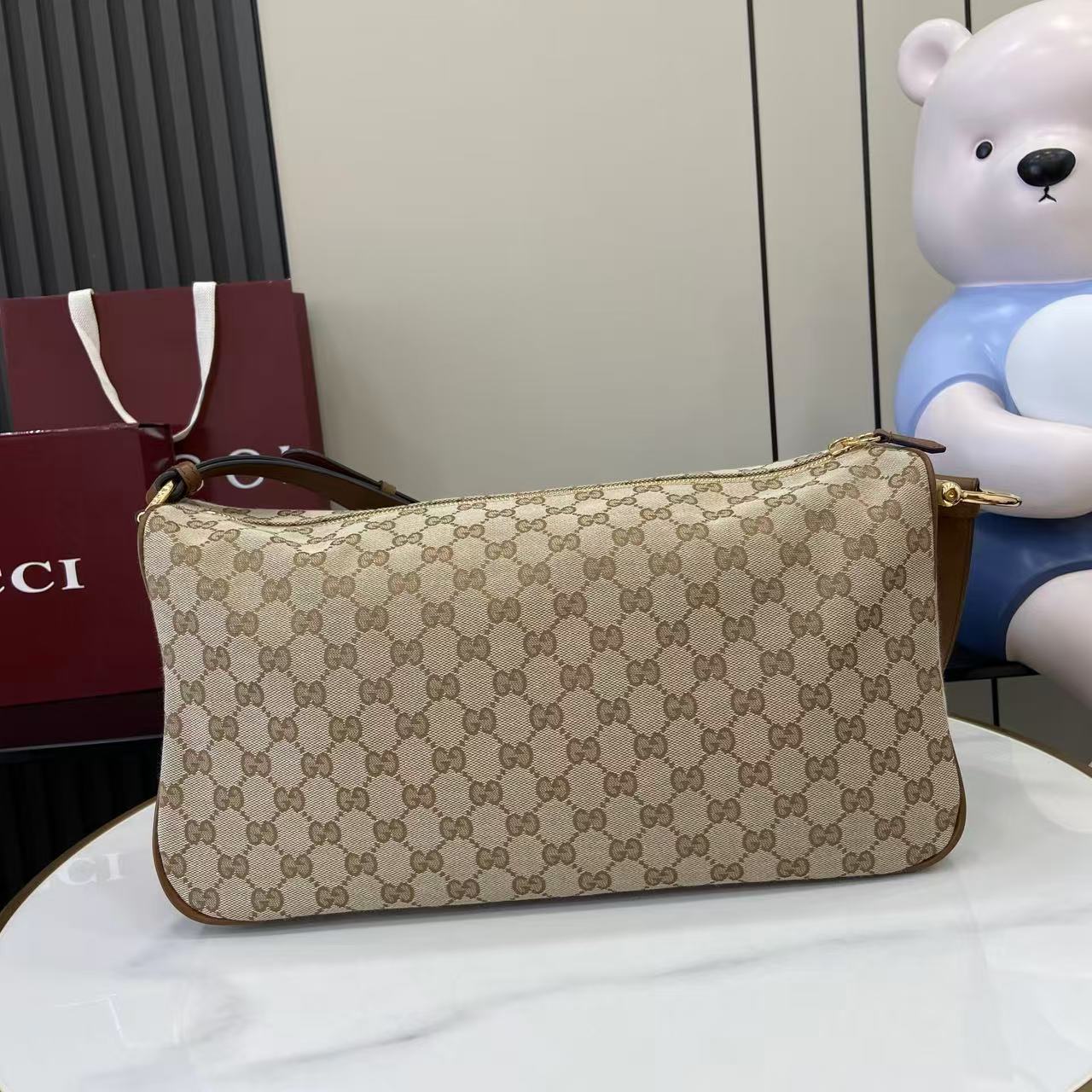 GUCCI 구찌 Half Horsebit 숄더백 가방 라지