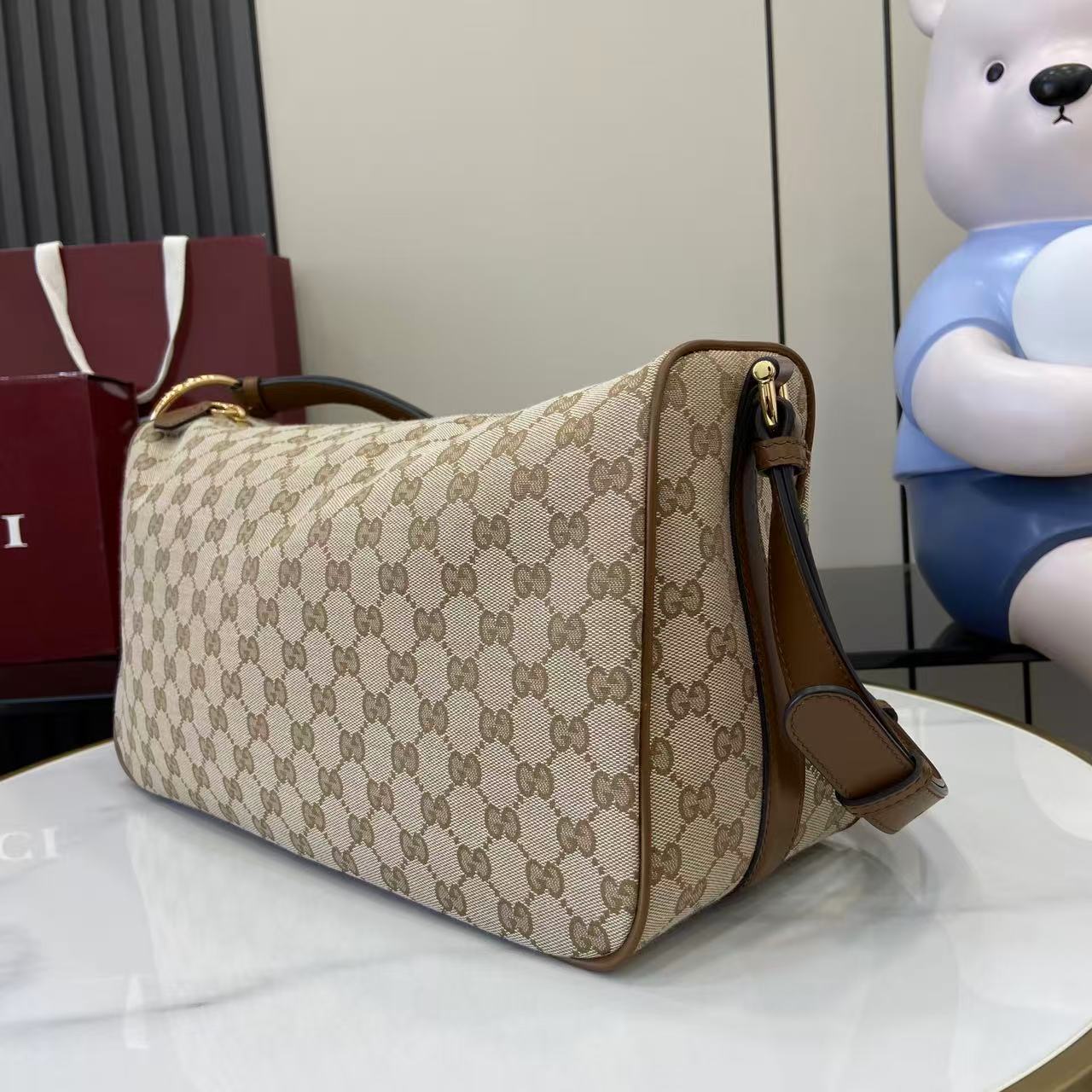 GUCCI 구찌 Half Horsebit 숄더백 가방 라지