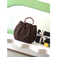 Chanel 샤넬 26C 크루즈 스웨이드 토트백 가방 라지