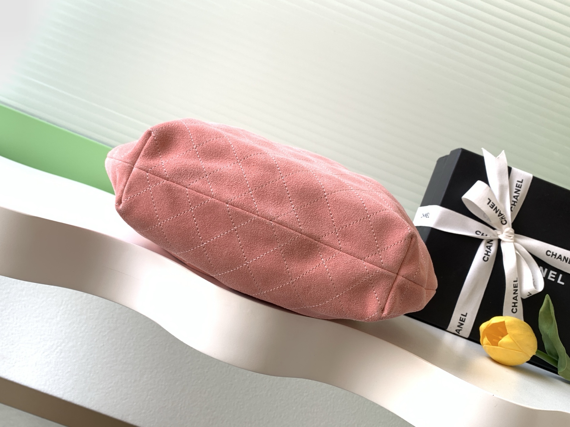 Chanel 샤넬 26C 크루즈 스웨이드 토트백 가방 라지