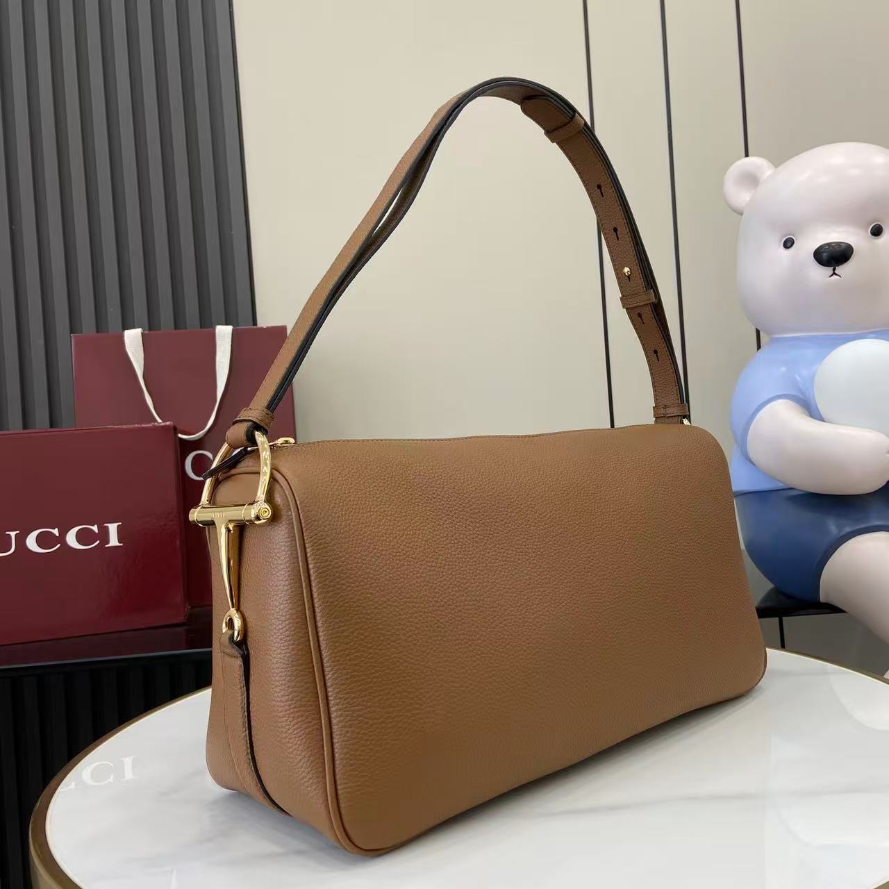 Gucci Half Horsebit 구찌 숄더백 가방 라지