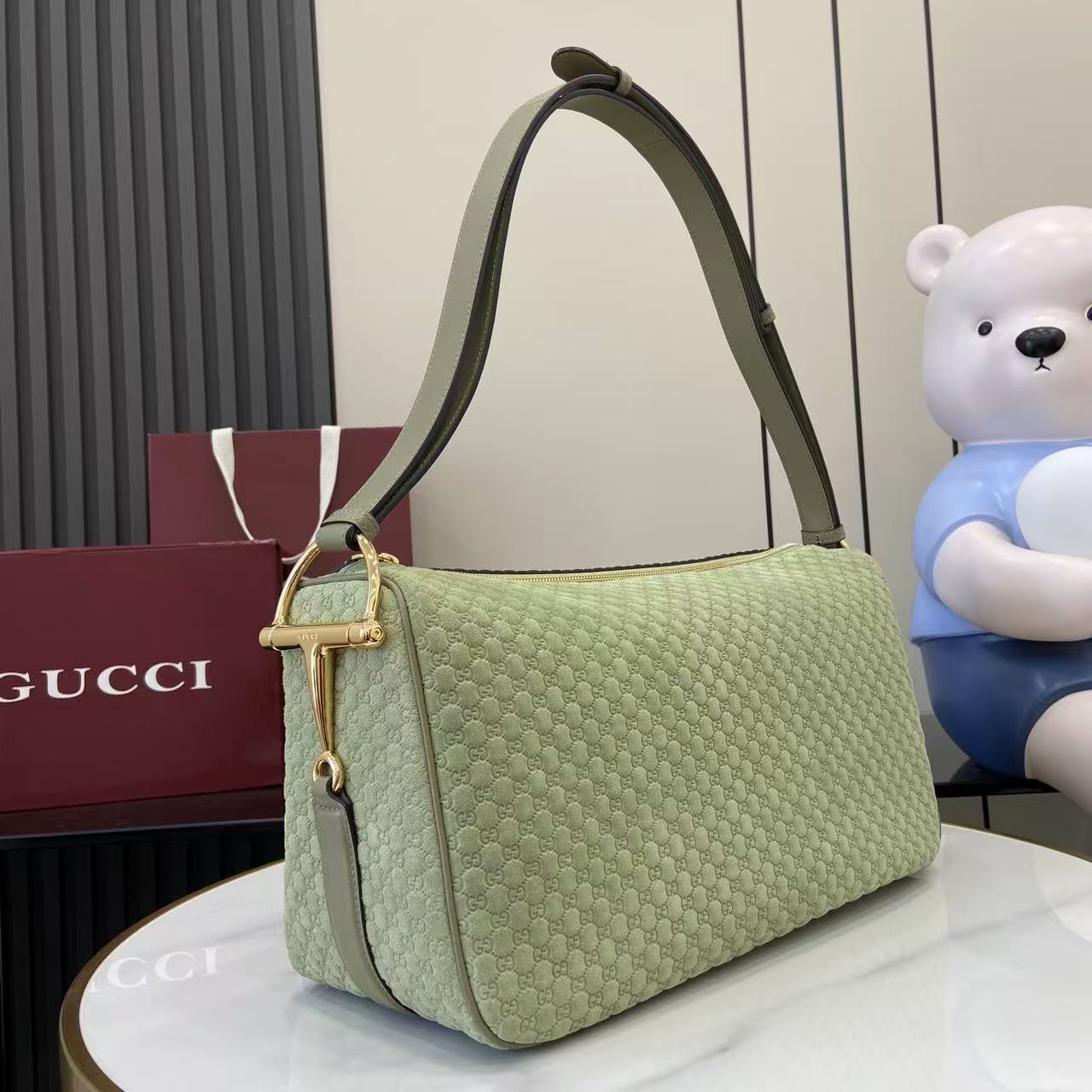 Gucci Half Horsebit 구찌 숄더백 가방 라지