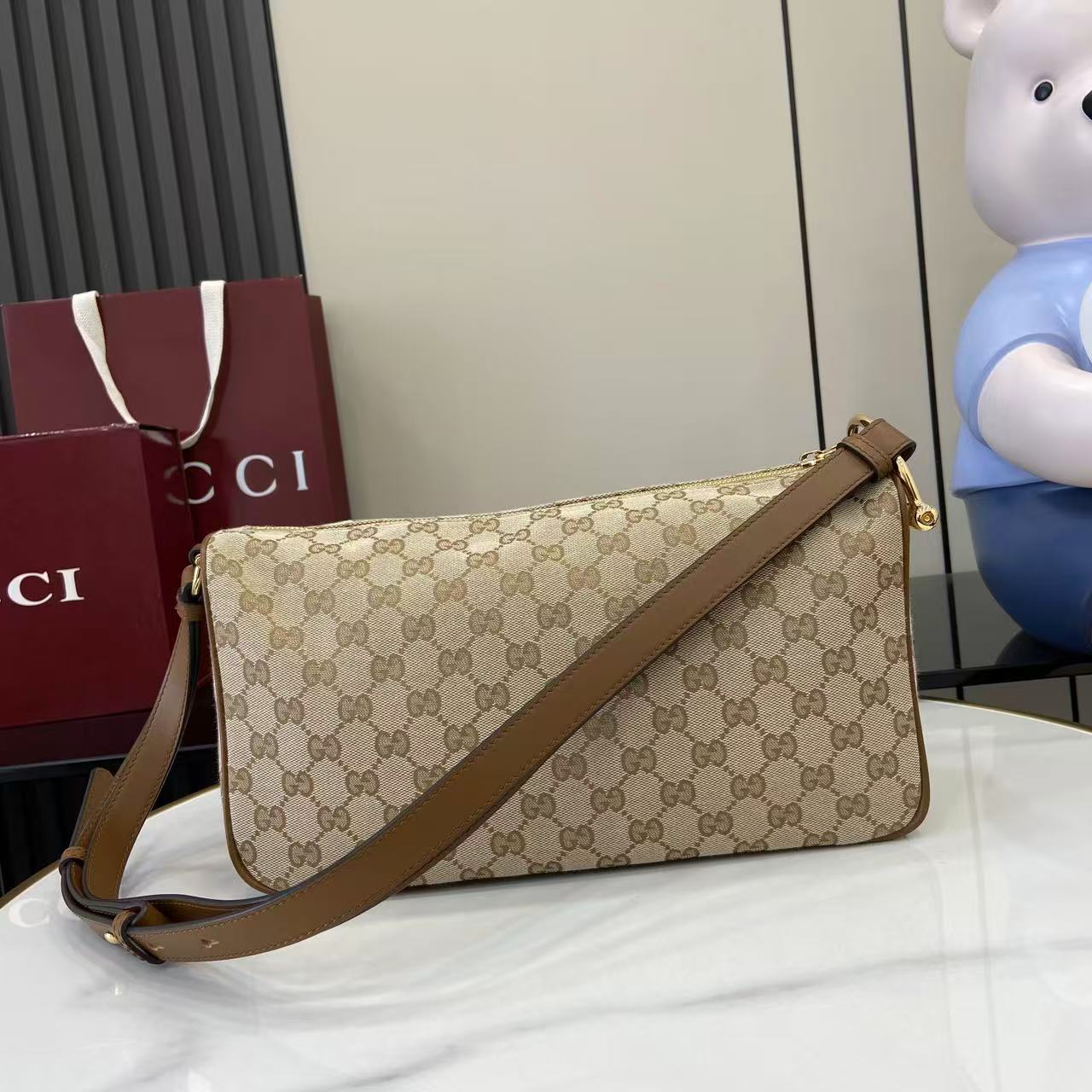 Gucci 구찌 Half Horsebit 숄더백 가방 미디움