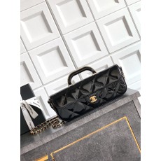 CHANEL 25K 블랙 라지 플랩백 핸드백 숄더백 가방