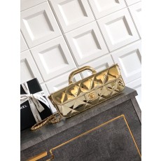 CHANEL 25K 골드 라지 플랩백 핸드백 숄더백 가방