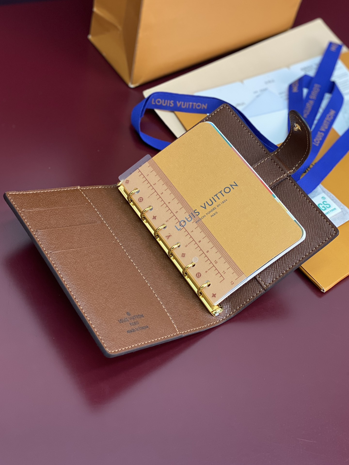 LV 루이비통 R20005 모노그램 소형 링 노트 커버 다이어리