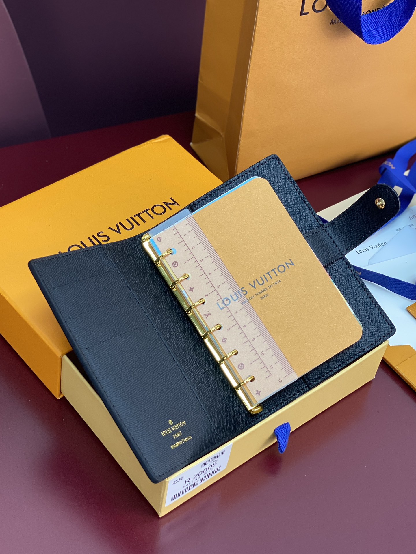 LV 루이비통 R20005 모노그램 소형 링 노트 커버 다이어리