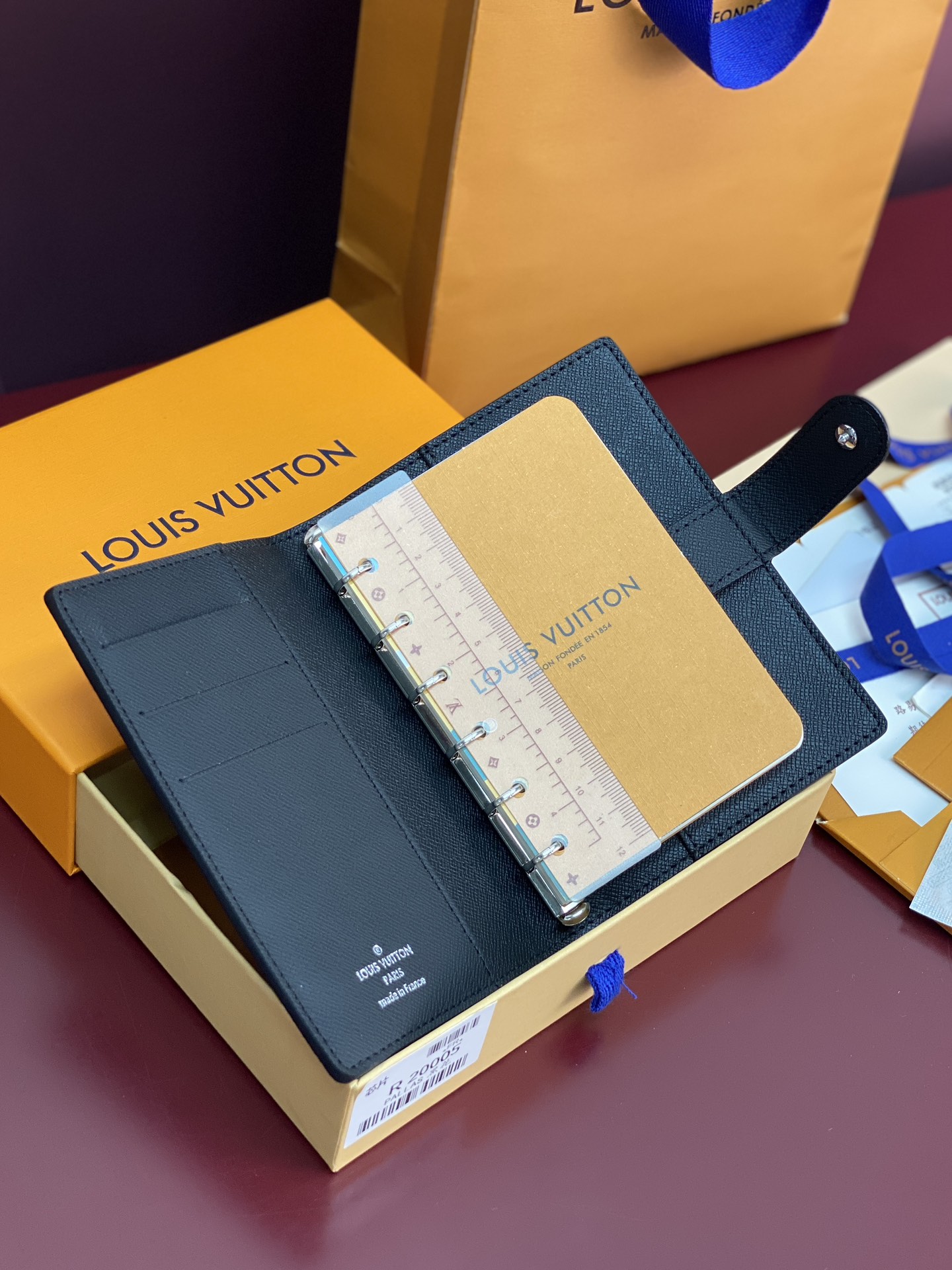 LV 루이비통 R20005 모노그램 소형 링 노트 커버 다이어리