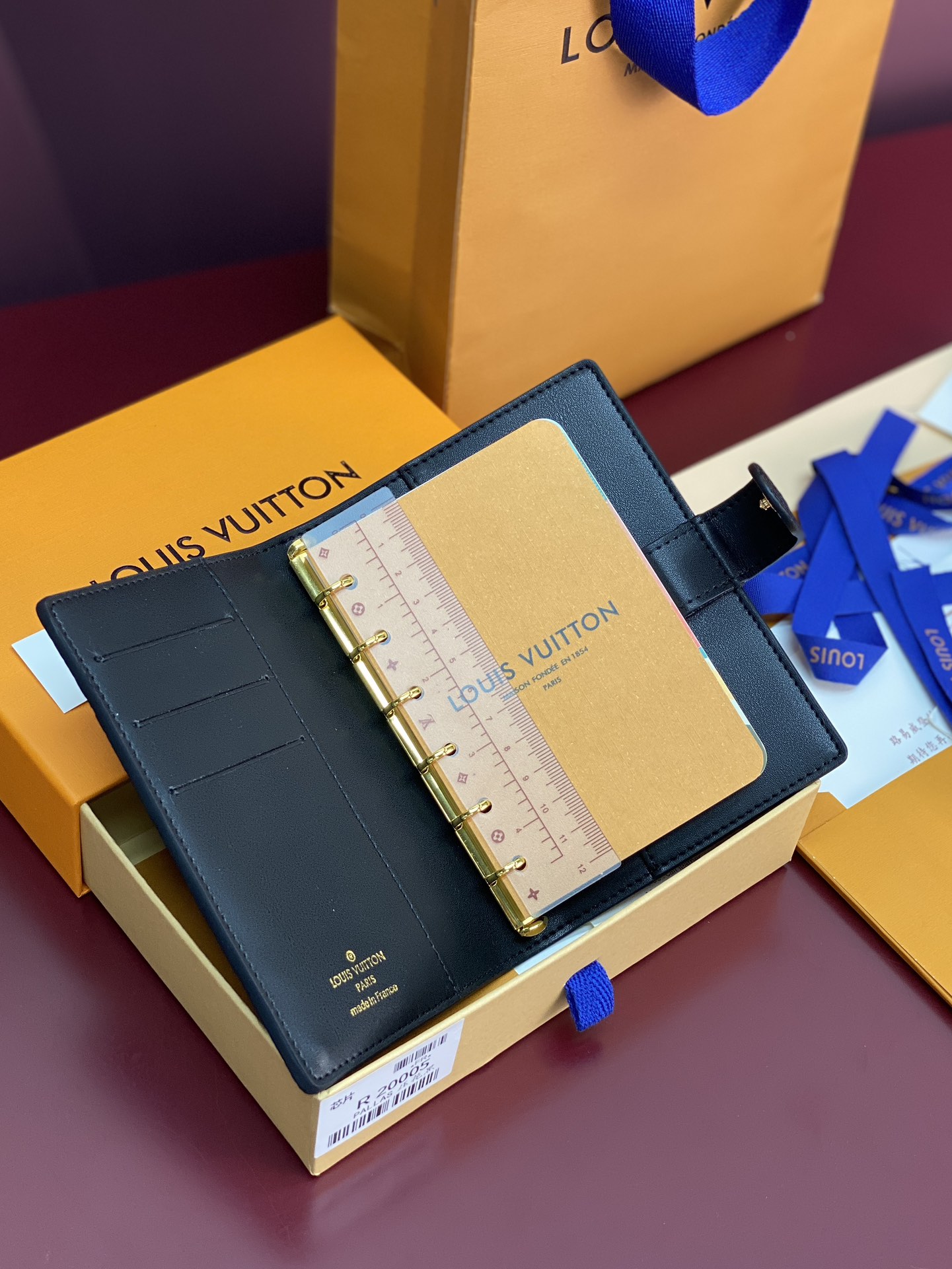LV 루이비통 R20005 모노그램 소형 링 노트 커버 다이어리