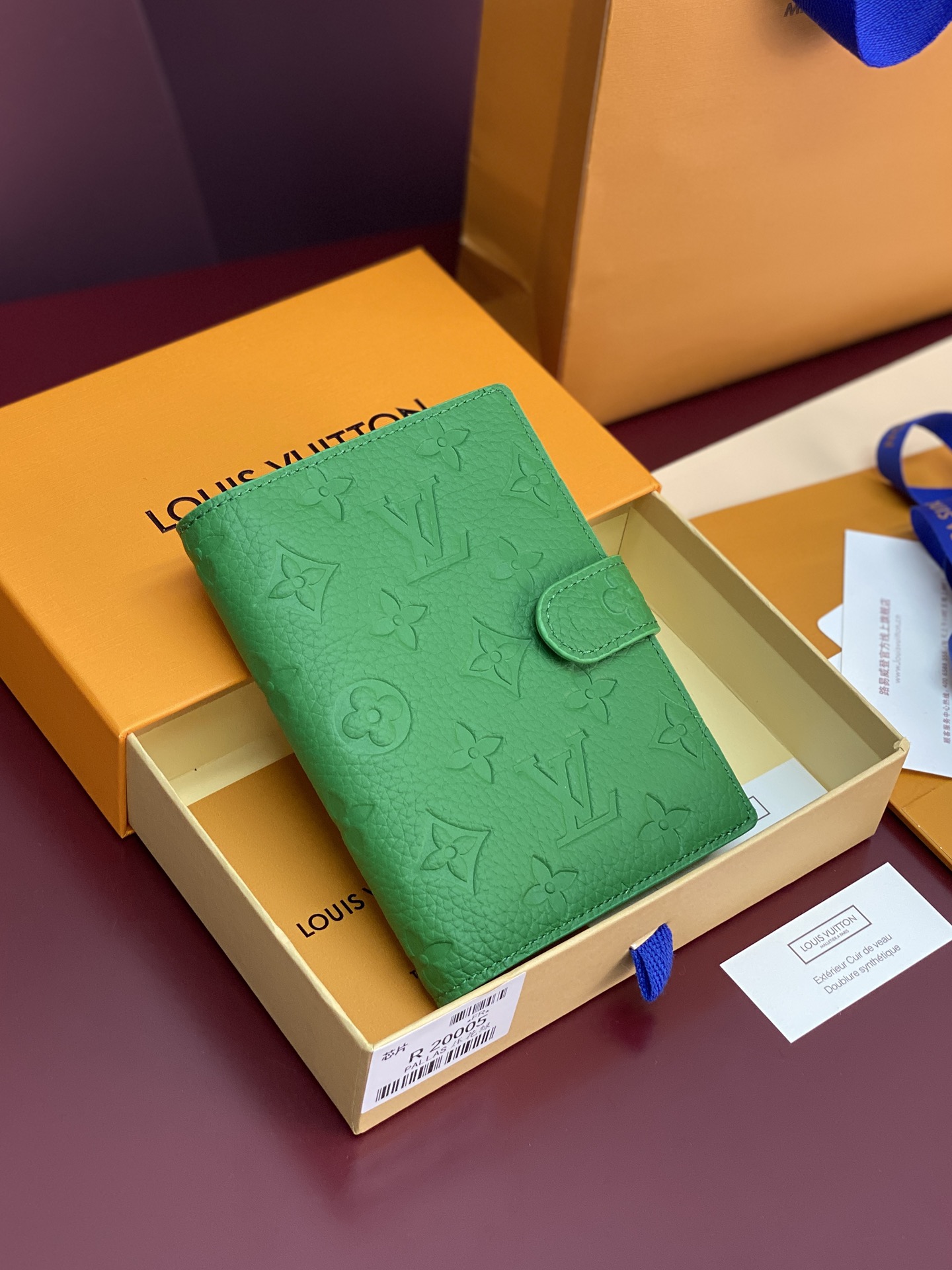 LV 루이비통 R20005 모노그램 소형 링 노트 커버 다이어리