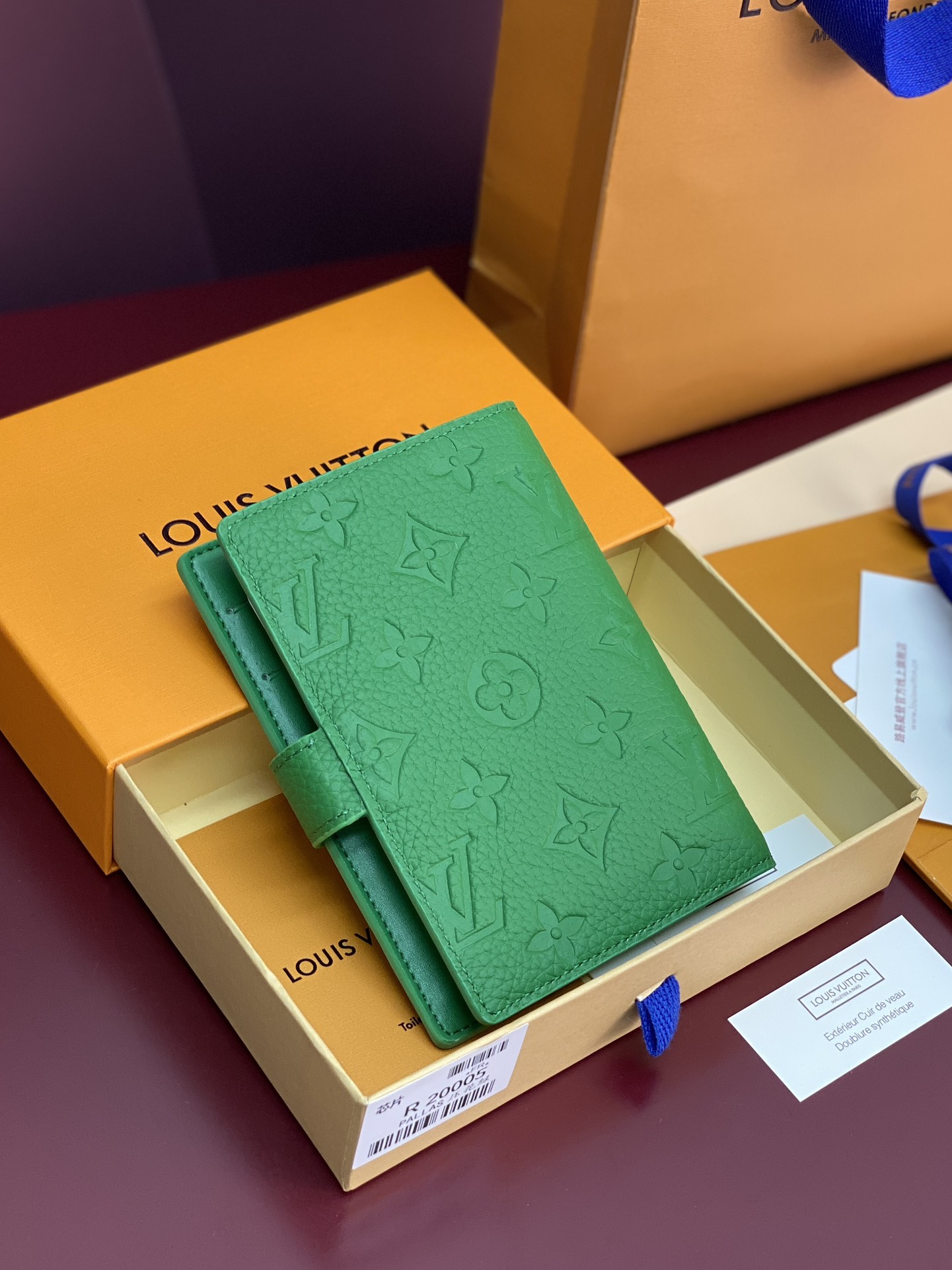 LV 루이비통 R20005 모노그램 소형 링 노트 커버 다이어리