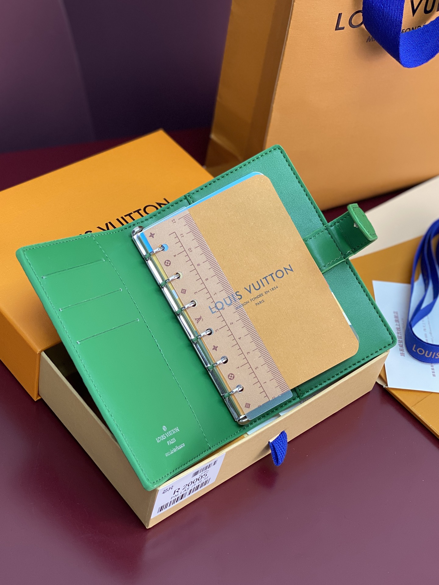 LV 루이비통 R20005 모노그램 소형 링 노트 커버 다이어리