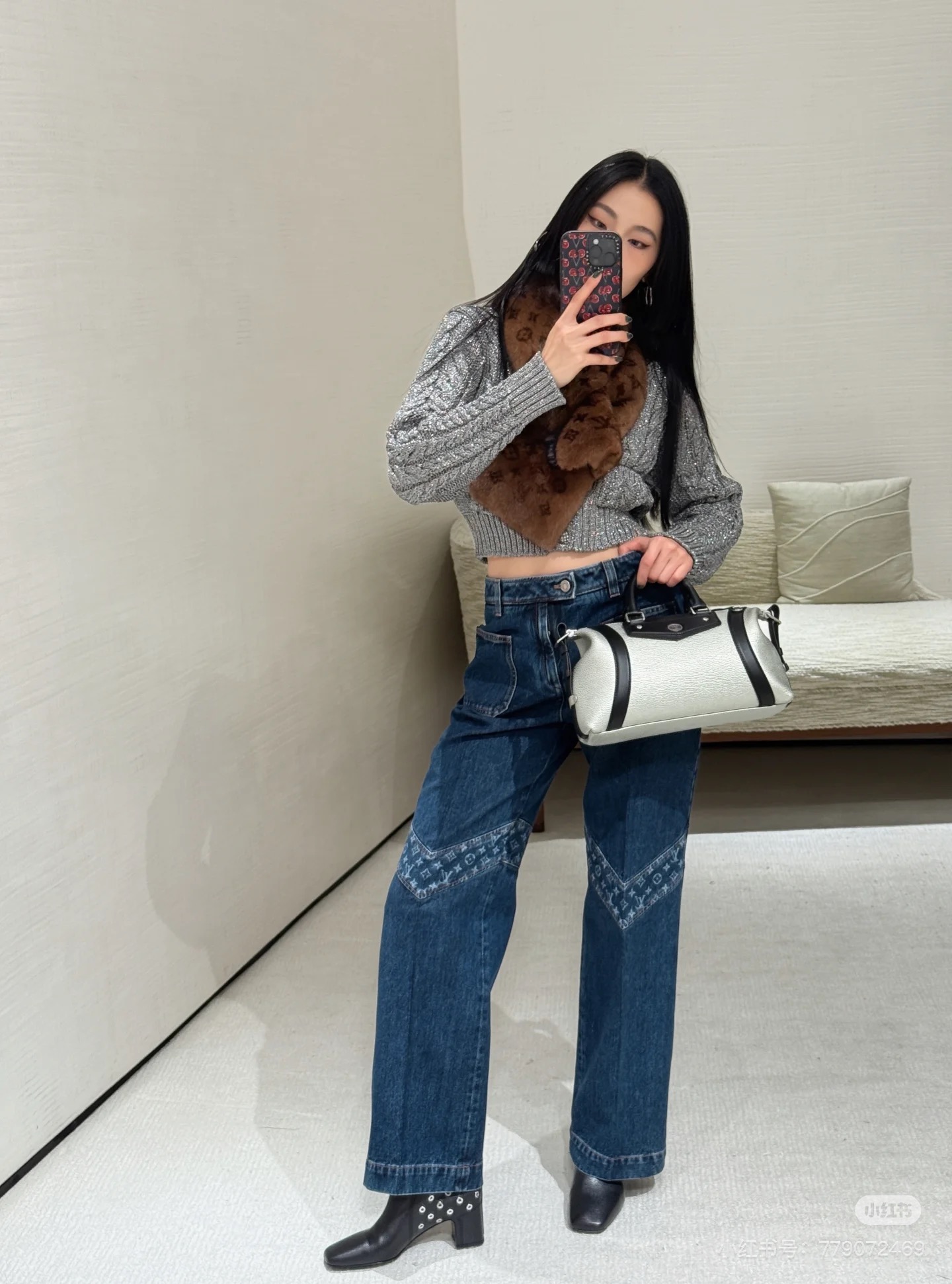 로로 피아나(Loro Piana) 크루즈 신상 메탈릭 가디건 의류