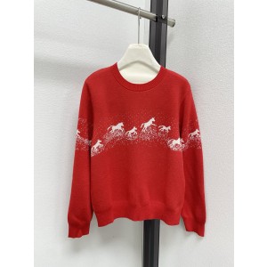 로로피아나(Loro Piana) 크루즈 신상 자카드 니트 긴팔 티셔츠 의류