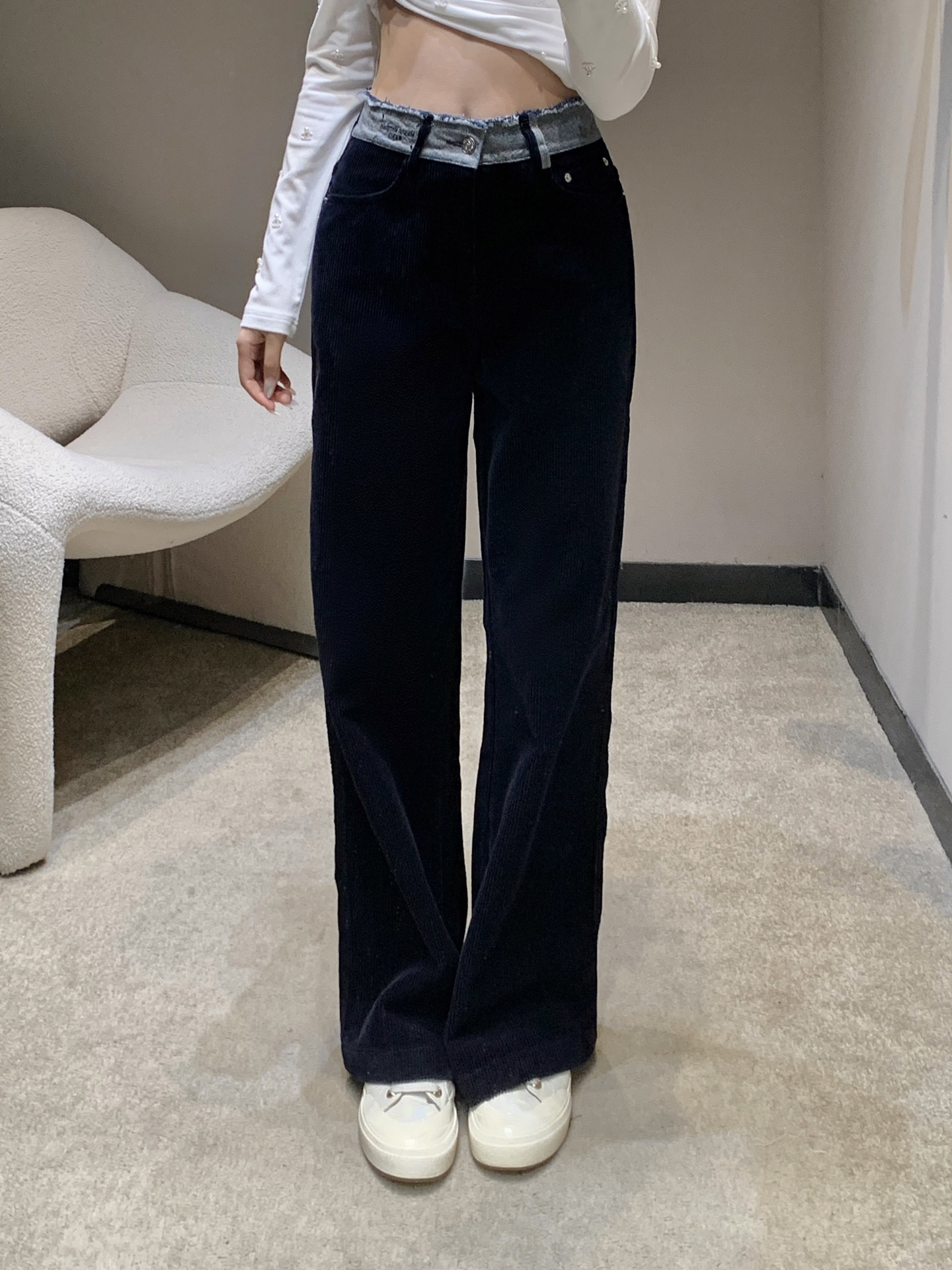 Maison Margiela MM6 메종 마르지엘라 코듀로이 캐주얼 팬츠 바지 의류