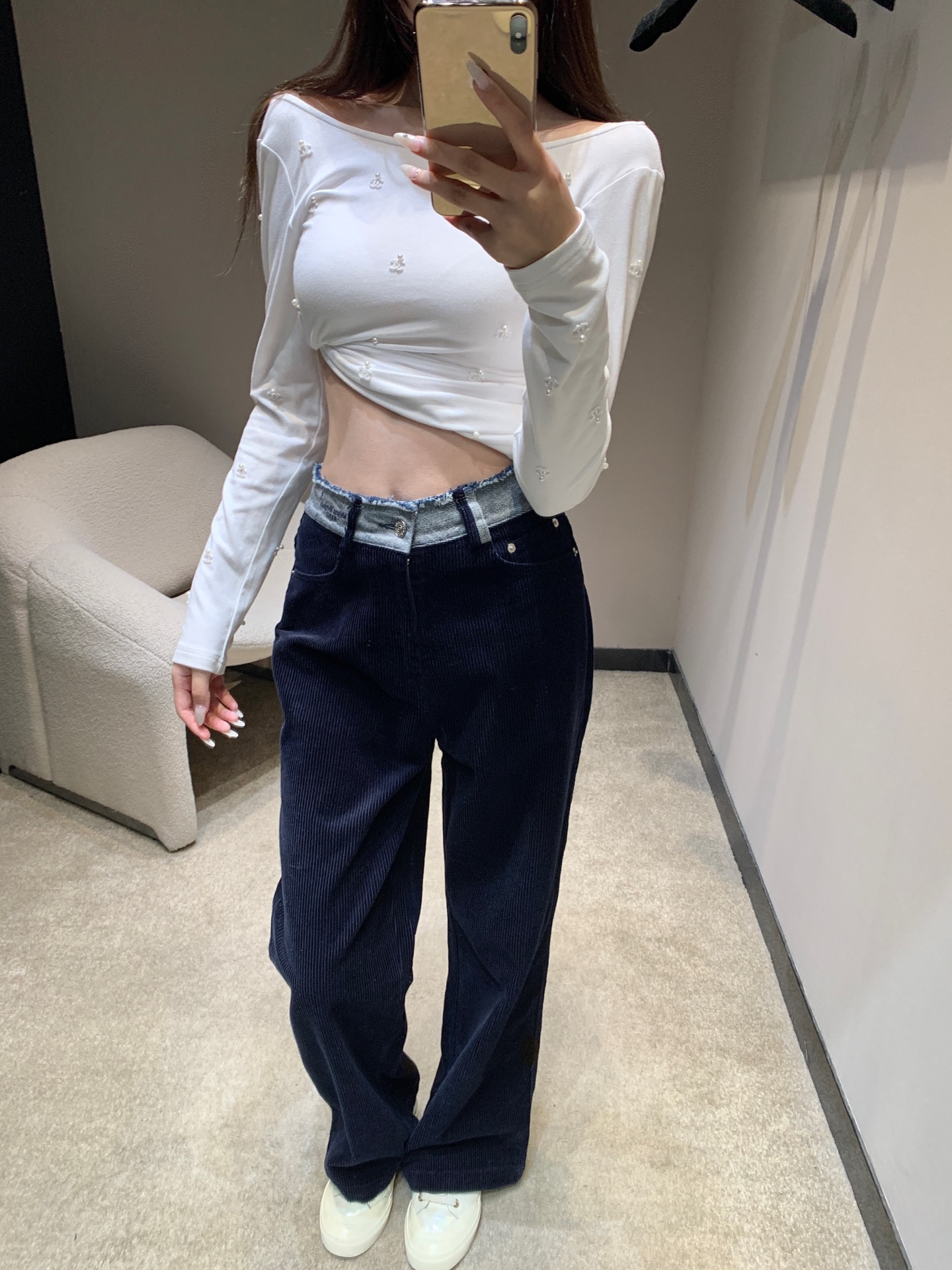 Maison Margiela MM6 메종 마르지엘라 코듀로이 캐주얼 팬츠 바지 의류