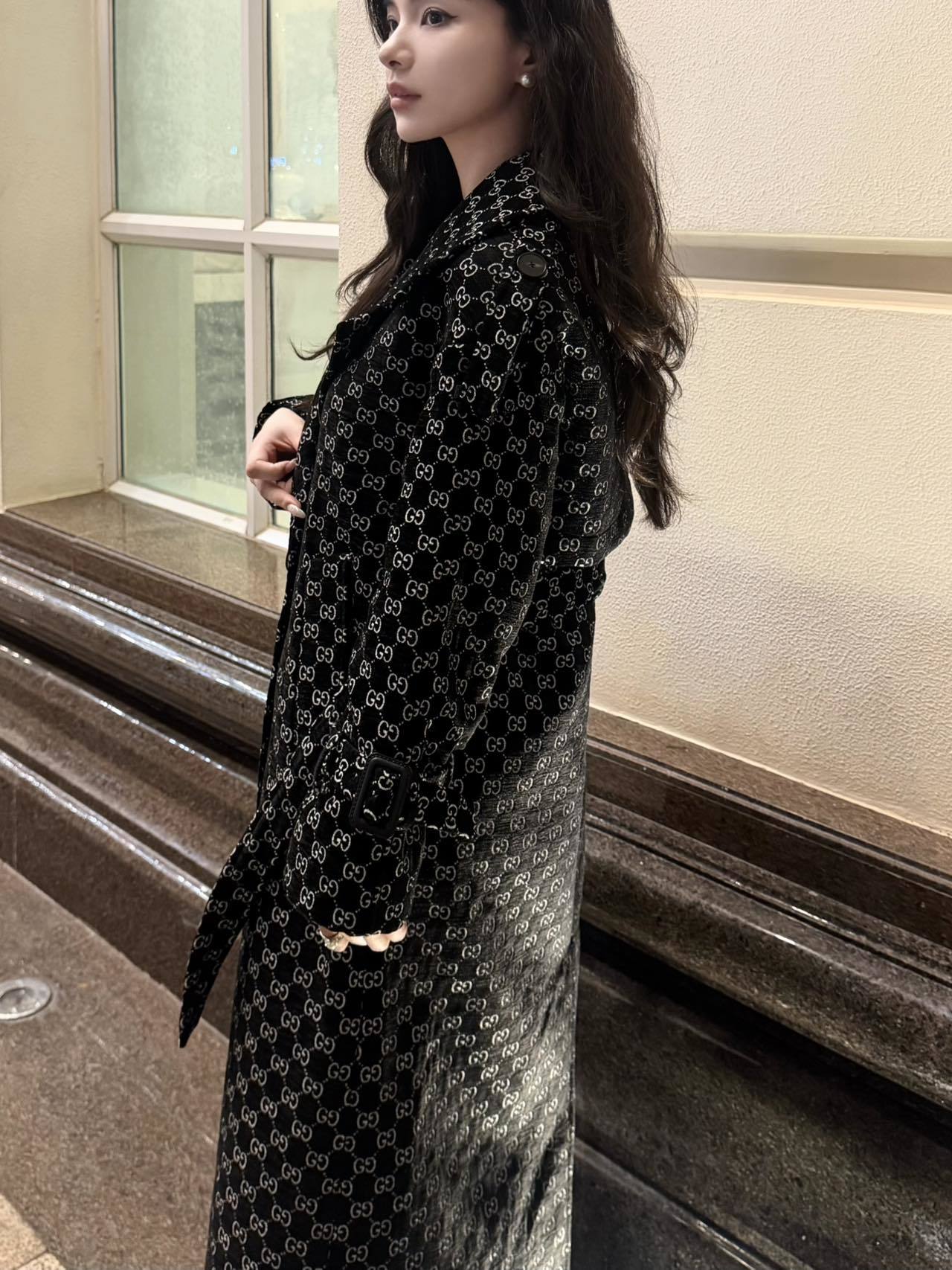 Gucci 구찌 자카드 코트 외투 아우터 의류